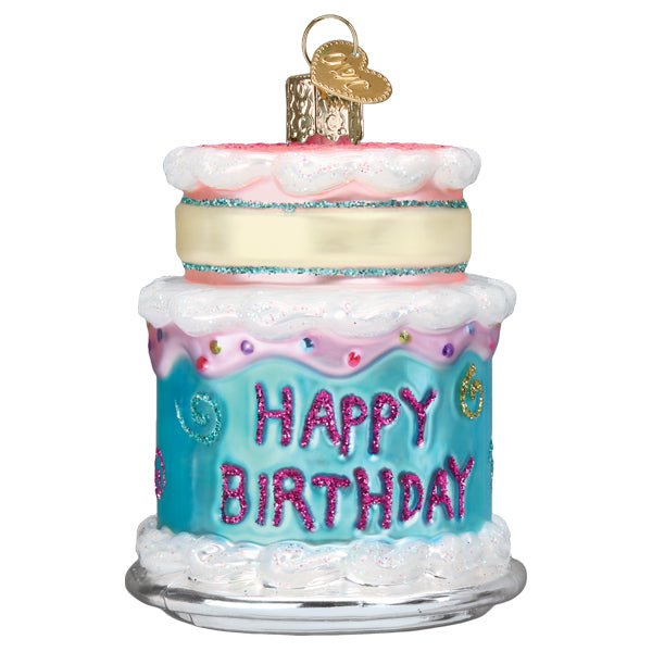 Happy Birthday Cake Ornament - #themonogram manor #