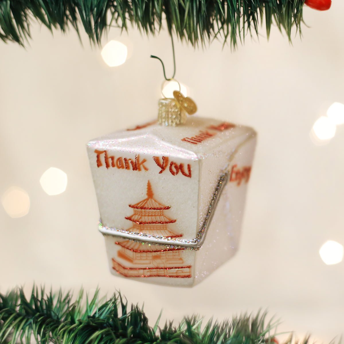 Chinese Take-out Ornament - #themonogram manor #