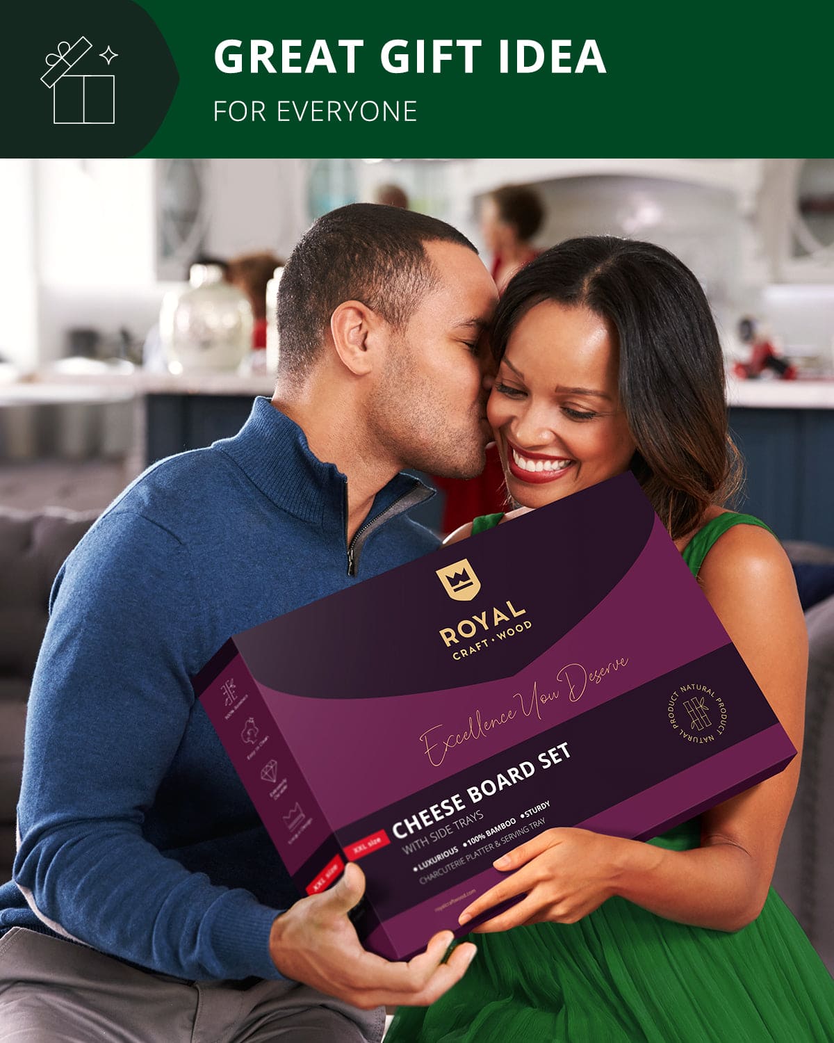 Cheese Board Set with Side Trays - themonogram manor 