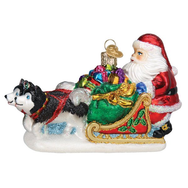 Santa's Dog Sled Ornament - themonogram manor 