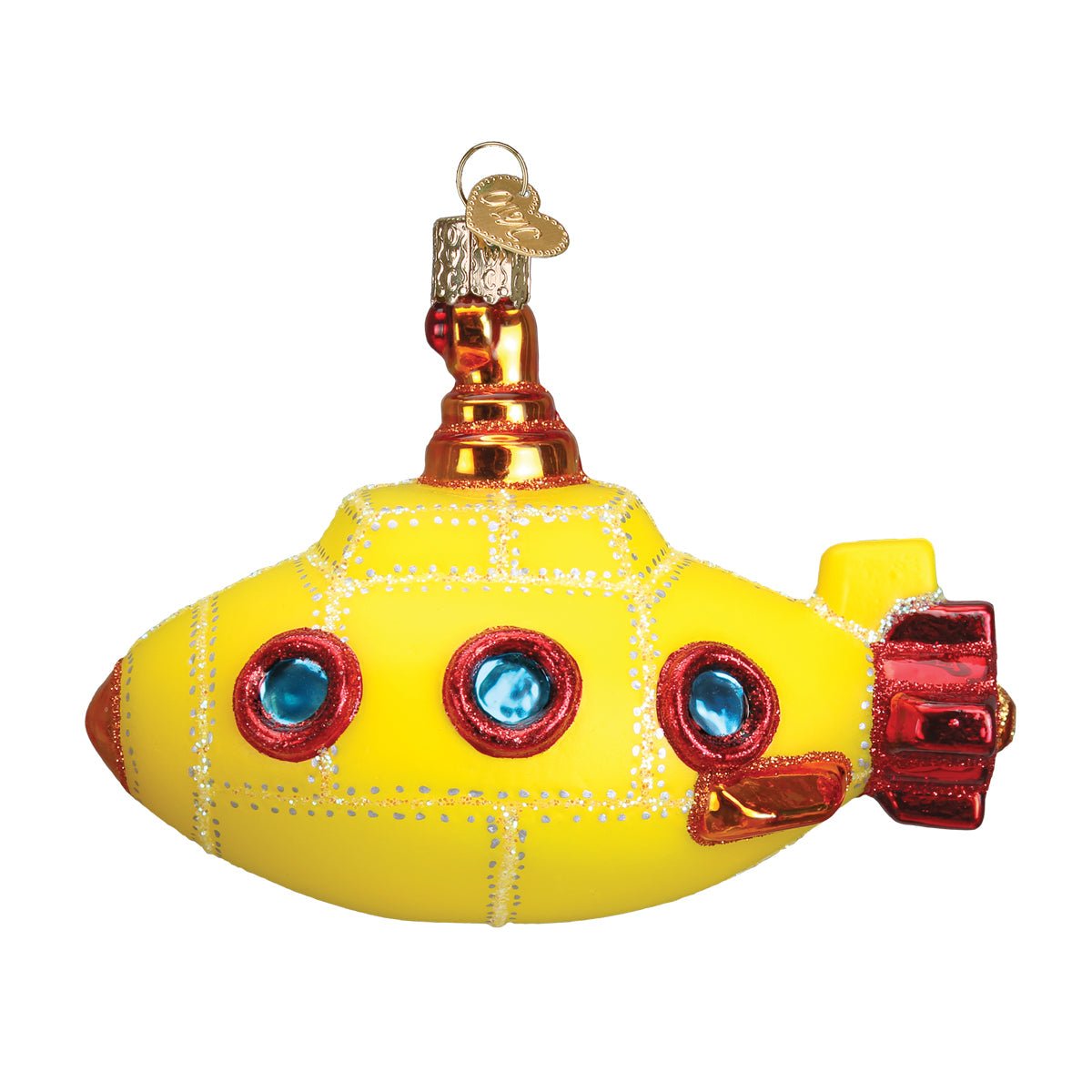 Groovy Submarine Ornament - #themonogram manor #
