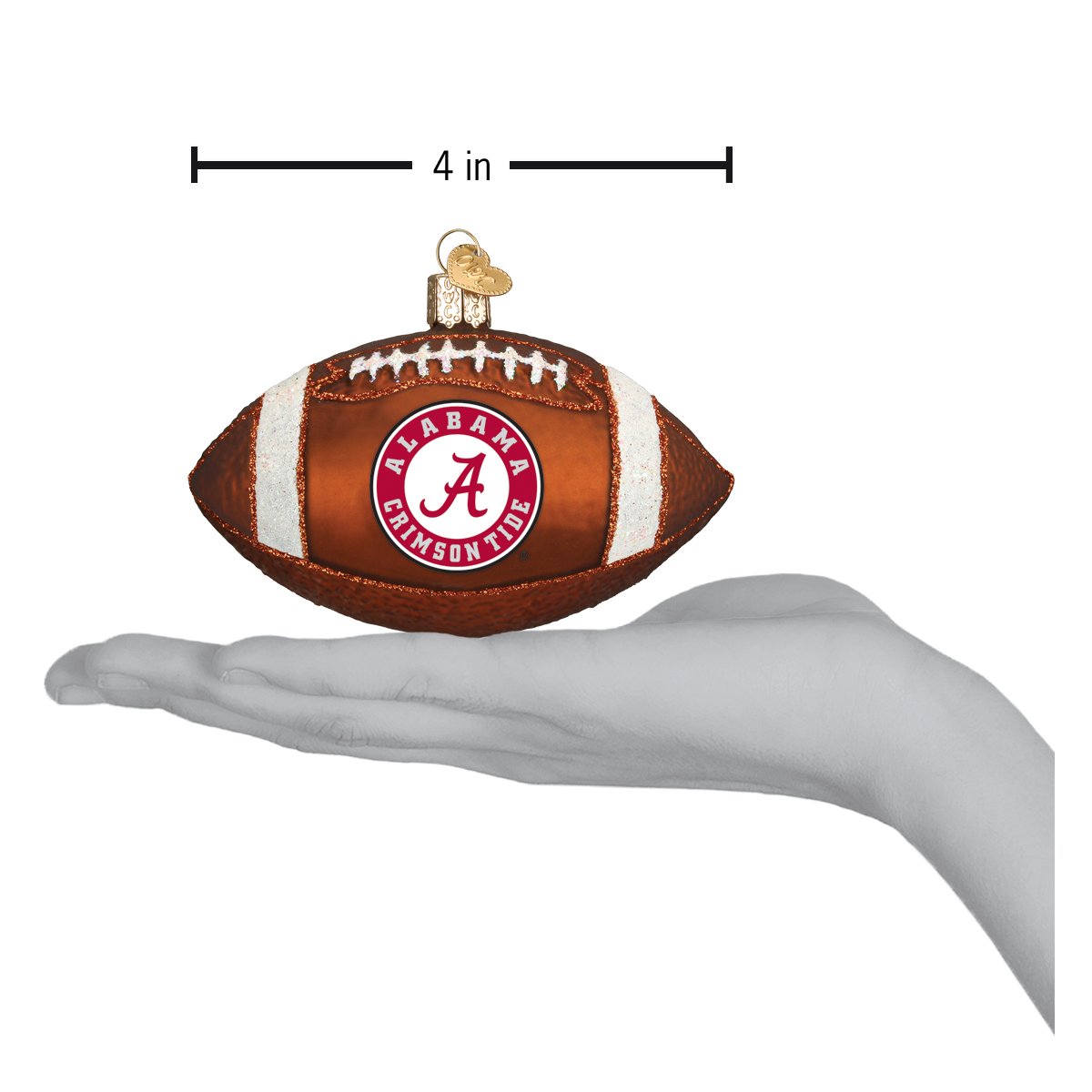Alabama Football Ornament - themonogram manor 