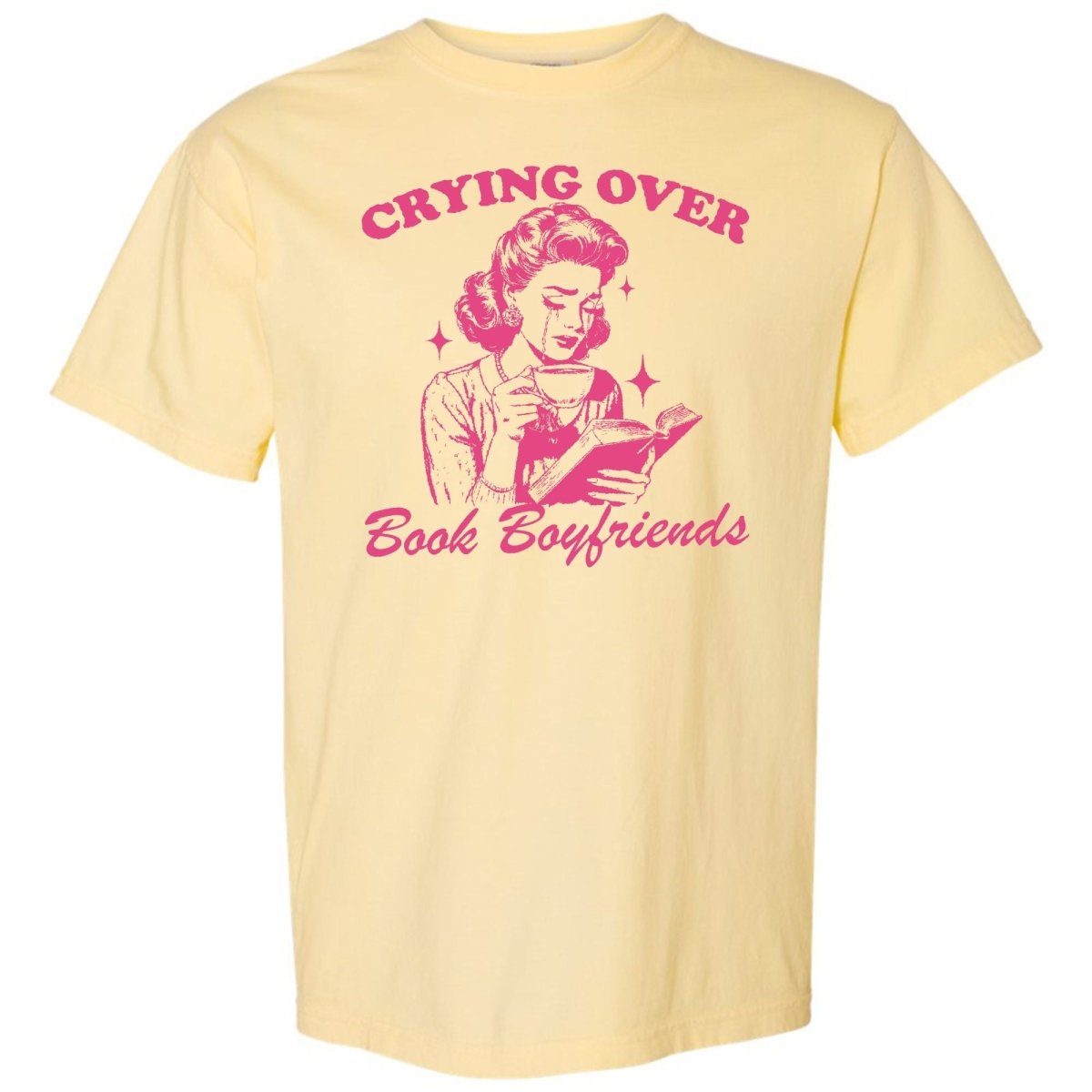 'Crying Over Book Boyfriends' T-Shirt - themonogram manor 