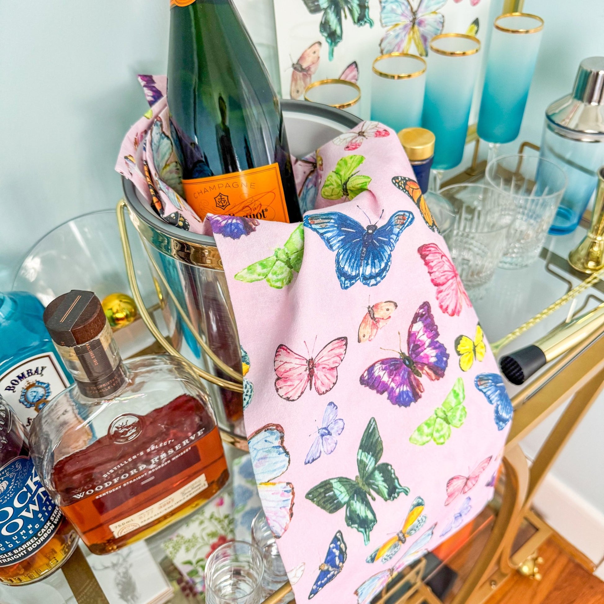 Butterfly Tea Towel - themonogram manor 