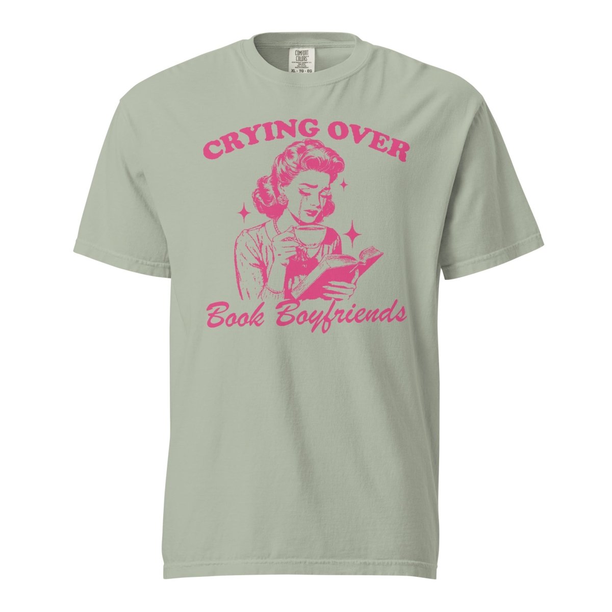 'Crying Over Book Boyfriends' T-Shirt - themonogram manor 