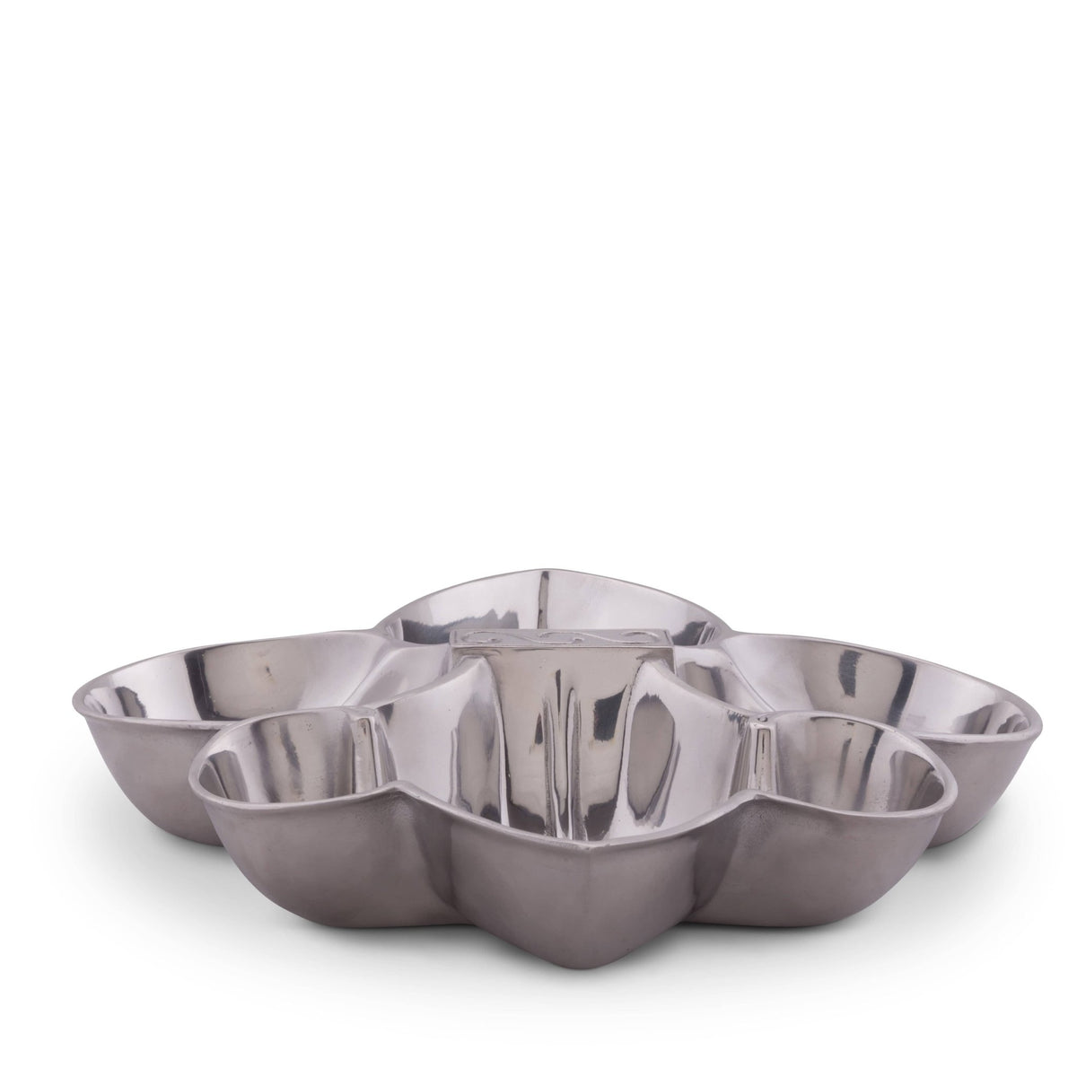 Fleur De Lis Serving Bowl 4 Compartment - themonogram manor 