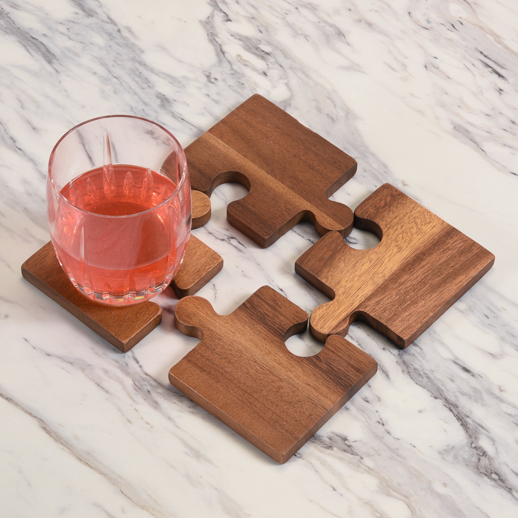 Puzzle Piece Coasters - s/4 - themonogram manor 