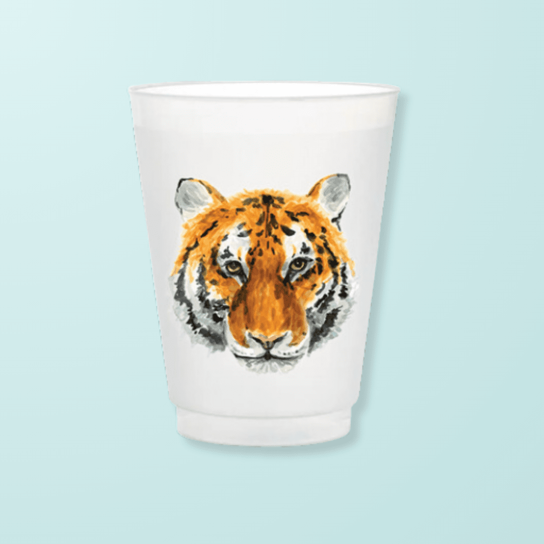 Tiger Frosted Cups - themonogram manor 