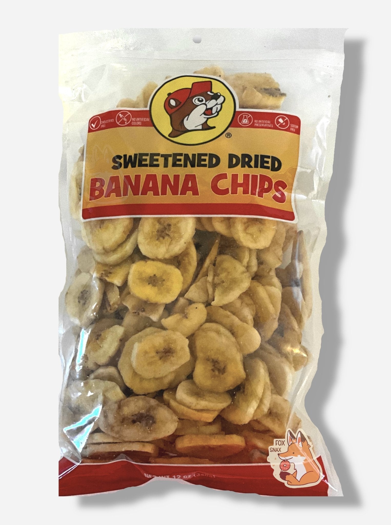 Buc - ee's Sweetened Dried Banana Chips - themonogram manor 