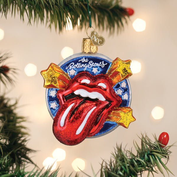 The Rolling Stones Tongue Ornament - themonogram manor 