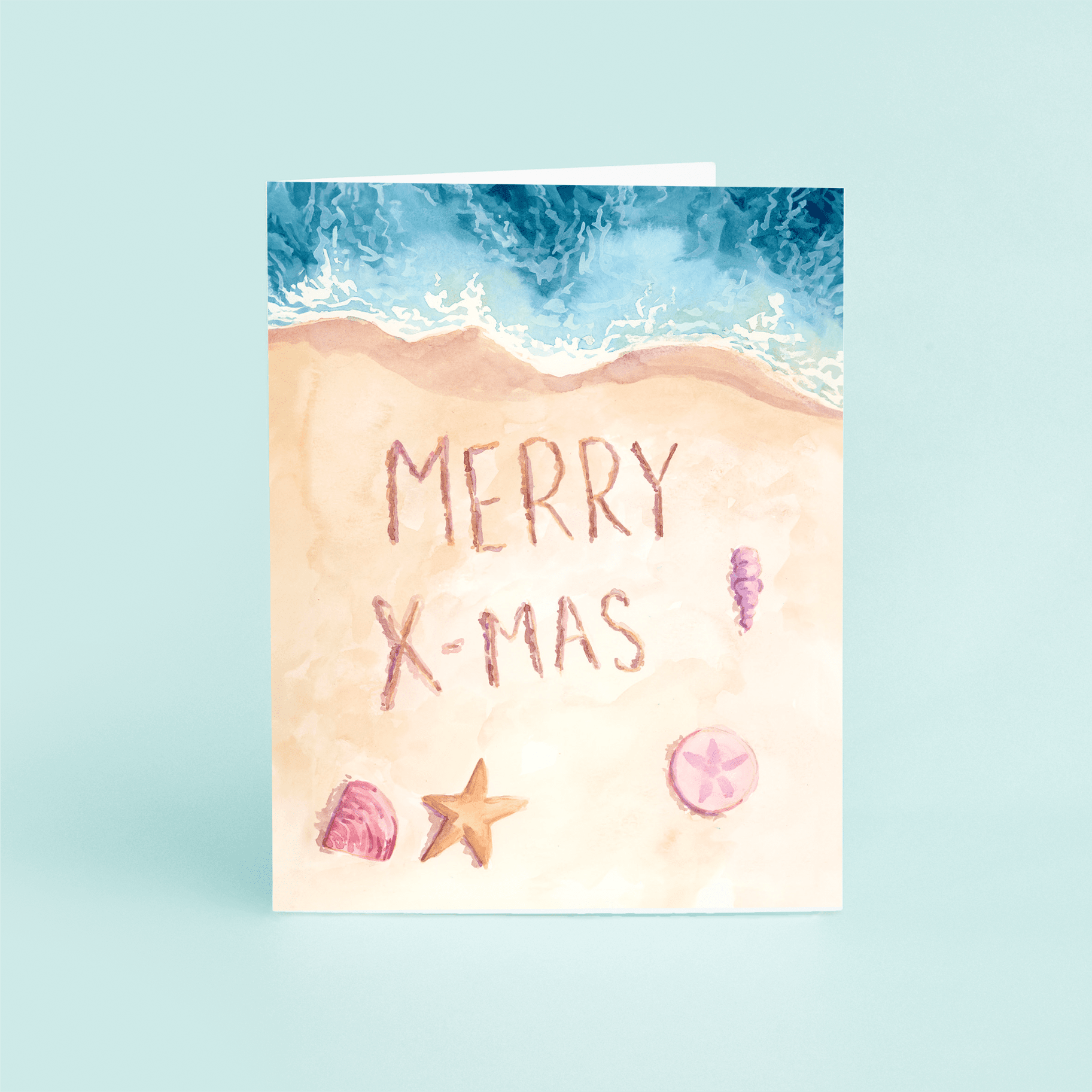 Beach Sand Merry Christmas - themonogram manor 