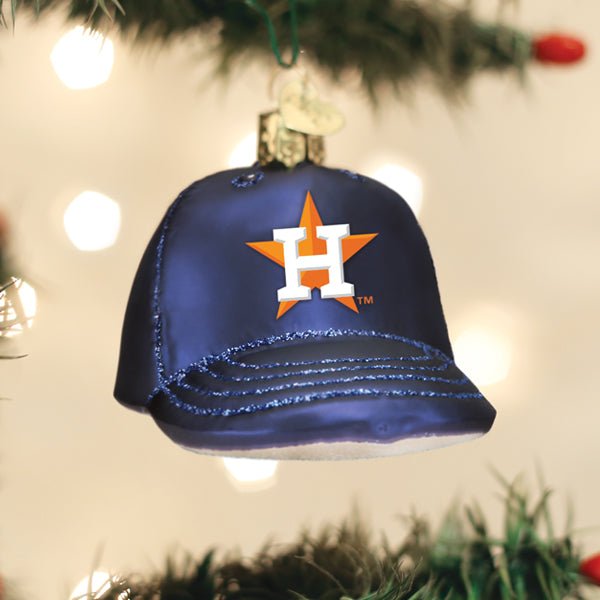 Astros Baseball Cap Ornament - #themonogram manor #
