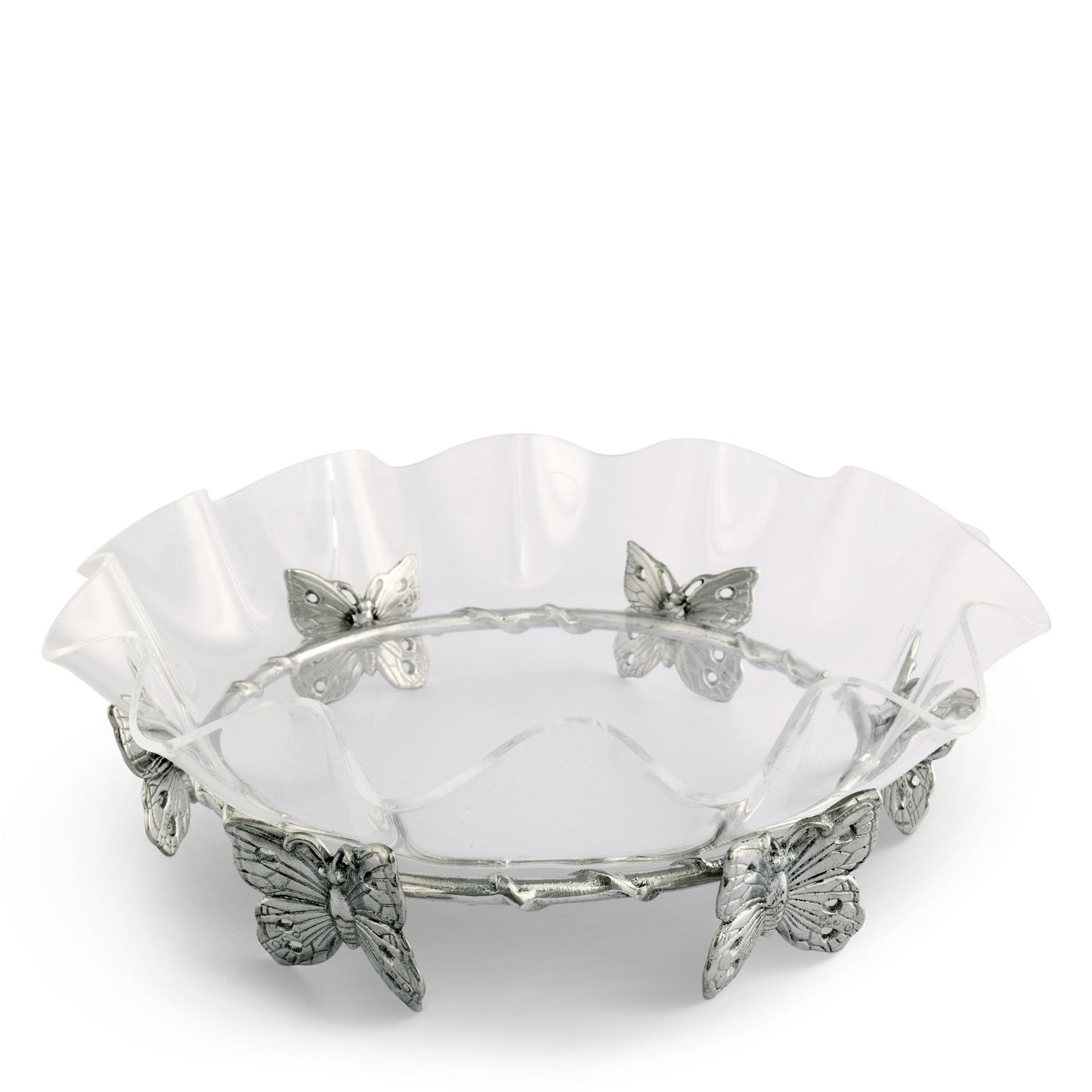 Butterfly Stand Acrylic Bowl 16 - themonogram manor 