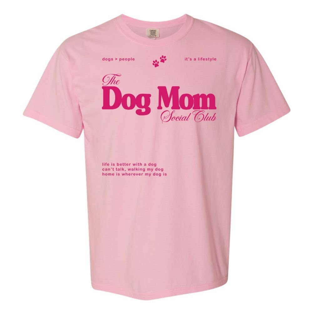 'Dog Mom Social Club' T-Shirt - themonogram manor 