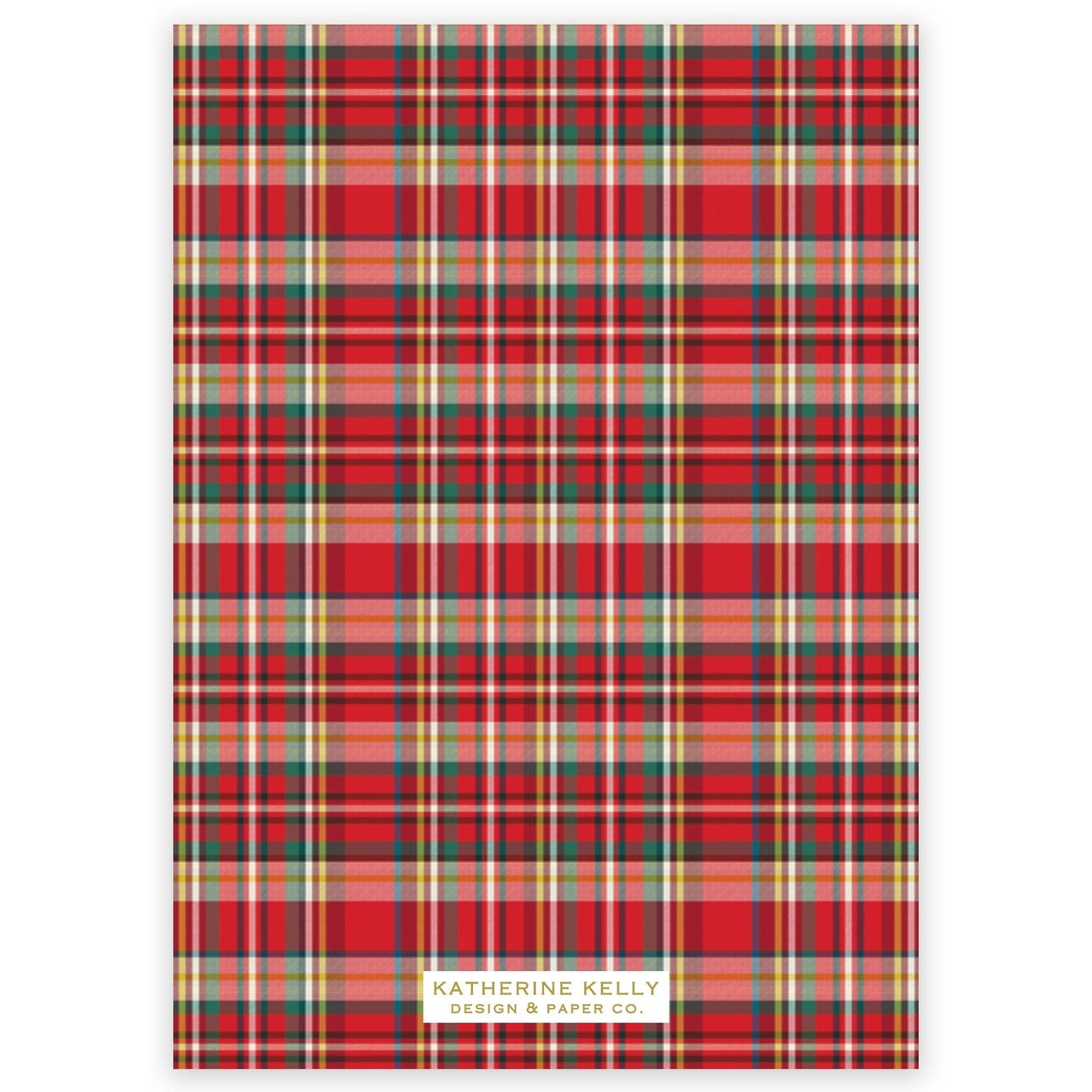 nutcracker plaid border portrait christmas card - themonogram manor 
