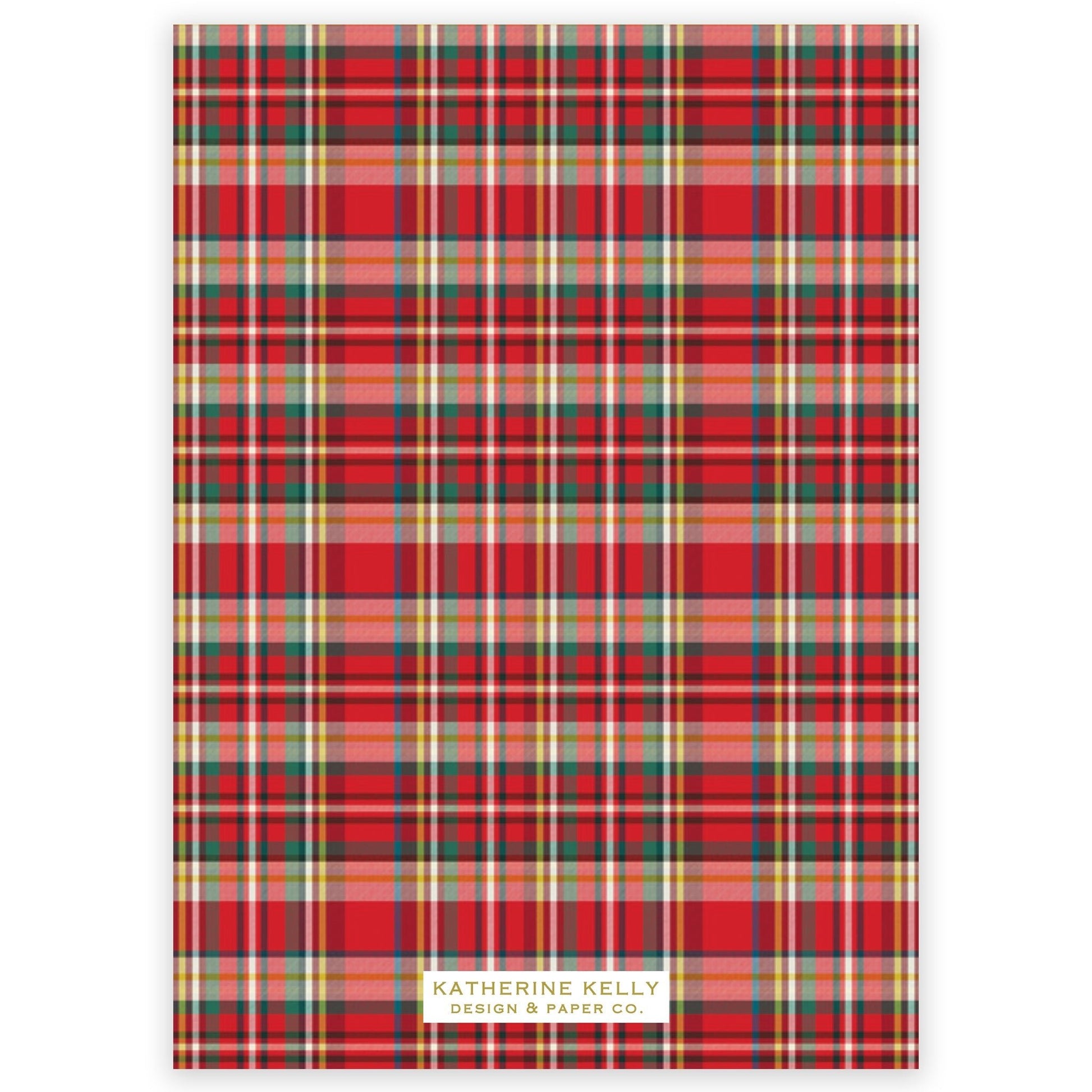 nutcracker plaid border portrait christmas card - themonogram manor 