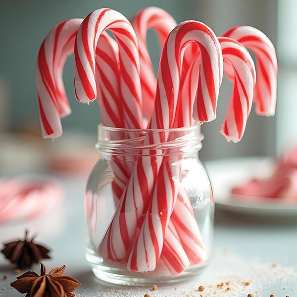 Twisted Peppermint Candle - themonogram manor 