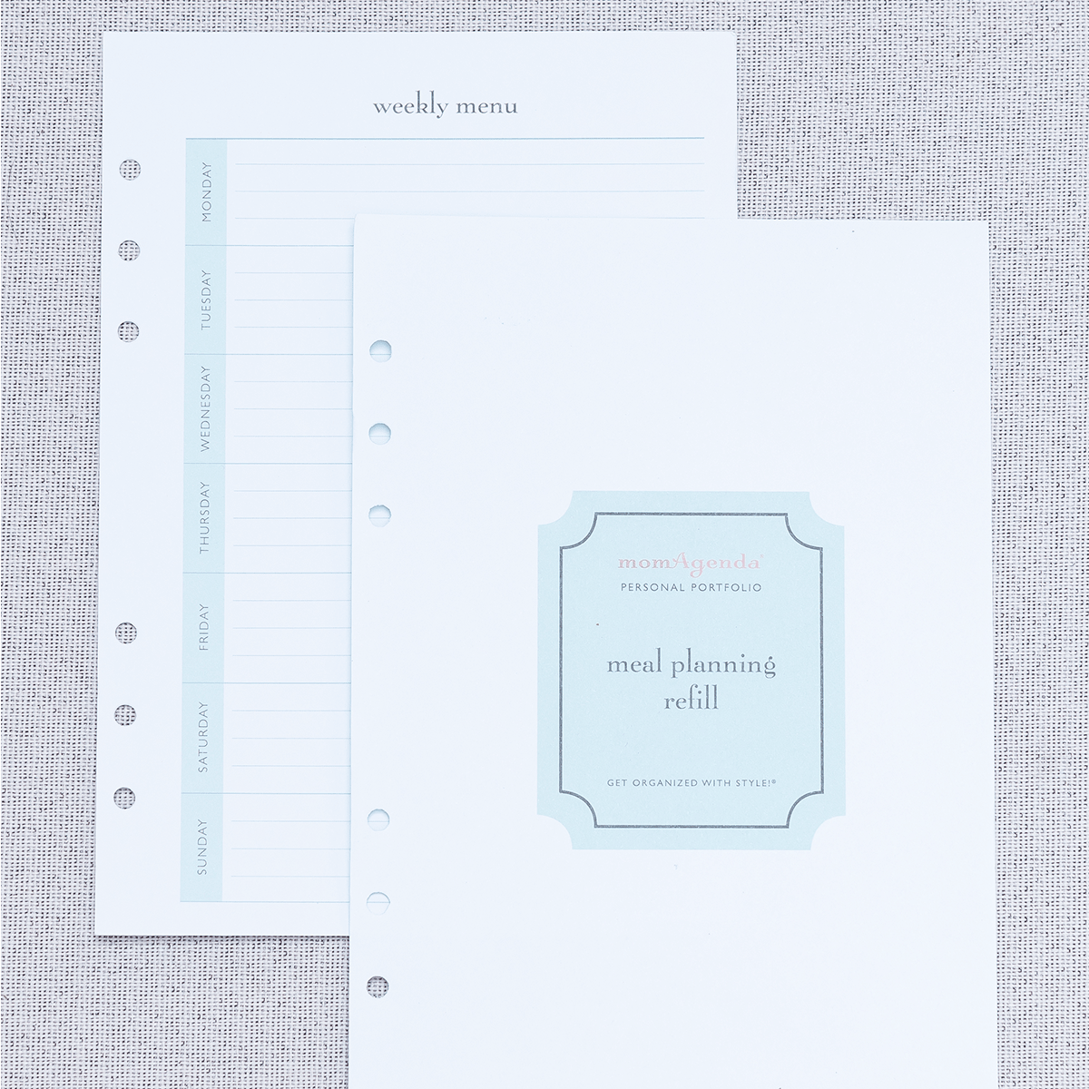 A5 Refills for Meal Planning, To - Do Lists & Notes - themonogram manor 