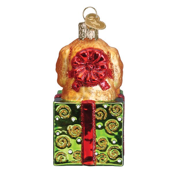 Doodle Puppy Surprise Ornament - themonogram manor 