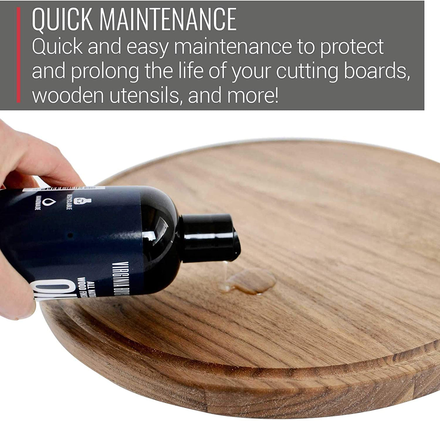 Complete Care Kit for Wood Cutting Boards - themonogram manor 