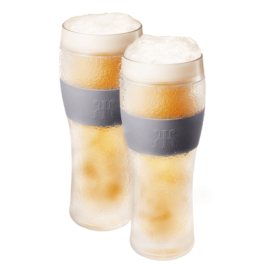 Barcelona Acrylic Cooling Beer Glassware, Set of 2 - themonogram manor 
