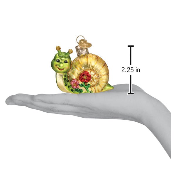 Smiley Snail Ornament - themonogram manor 