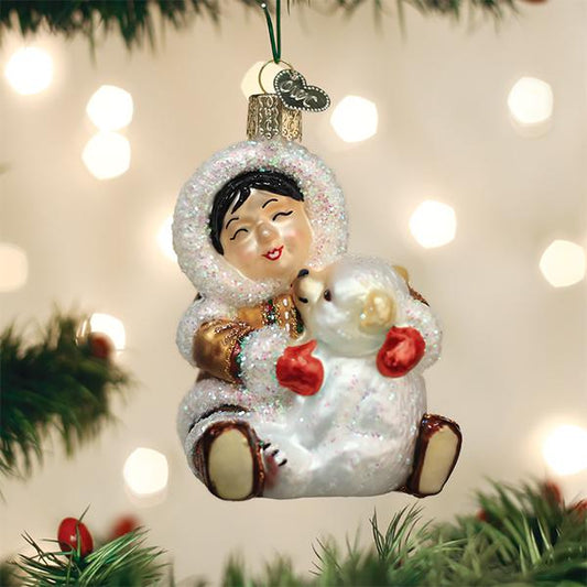 Eskimo Giggles Ornament - themonogram manor 