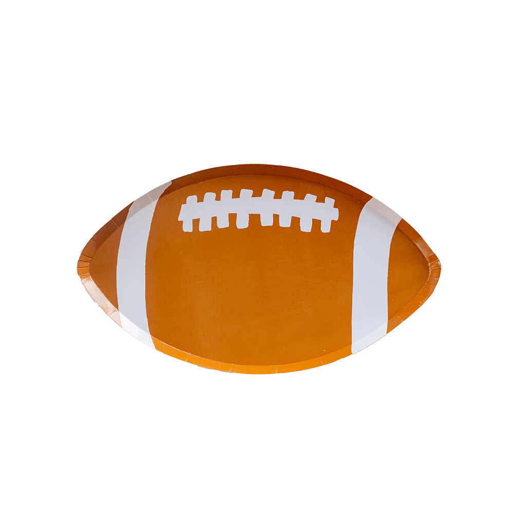 Good Sport Small Football Plates - 8 Pk. - themonogram manor 