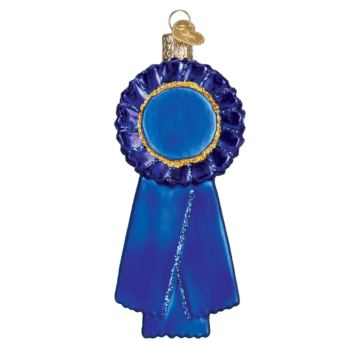 Blue Ribbon Ornament - #themonogram manor #