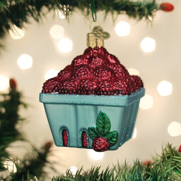 Carton Of Raspberries Ornament - themonogram manor 
