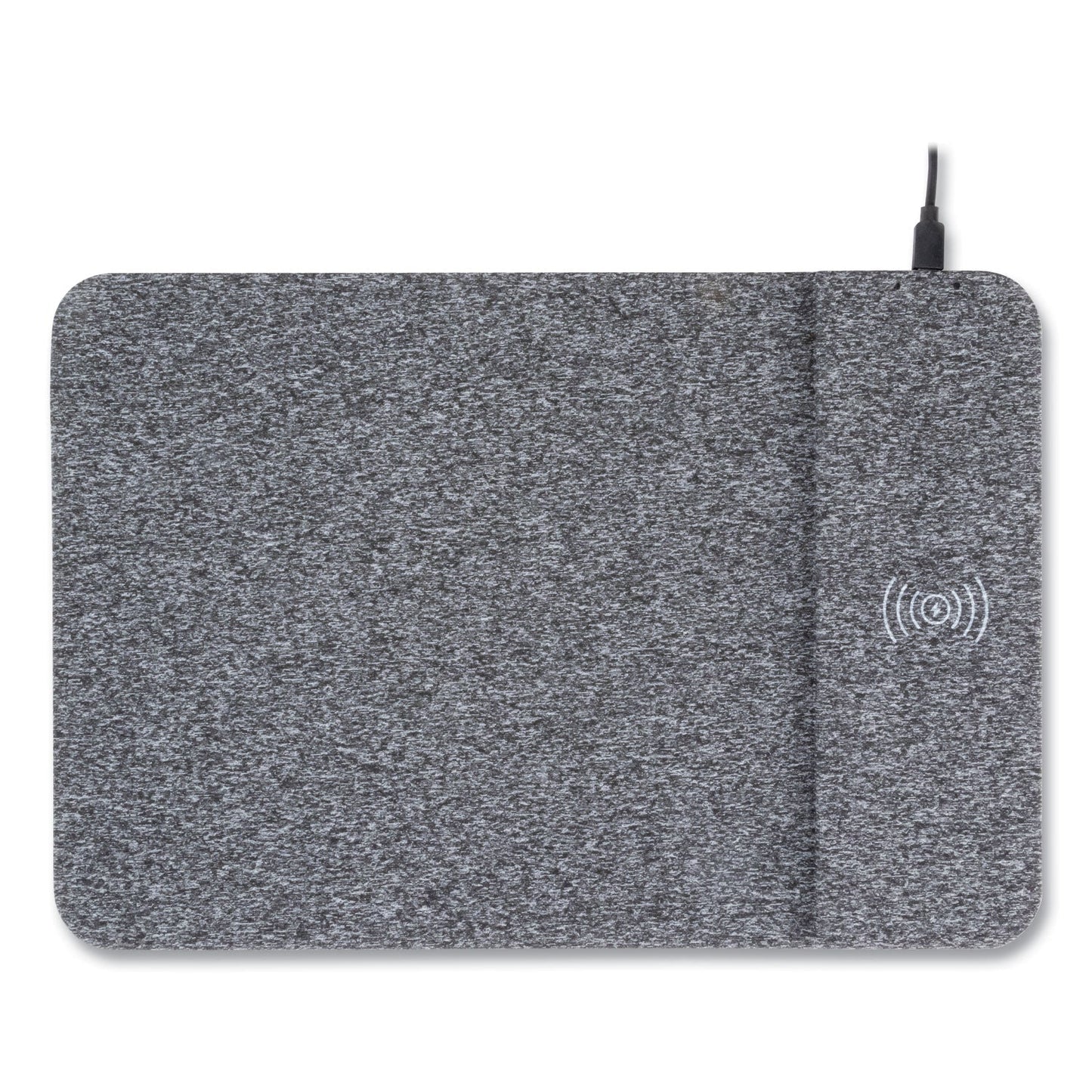 Allsop Powertrack Wireless Charging Mouse Pad, 13 x 8.75, Gray - themonogram manor 