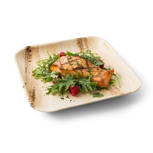 Bosnal - Palm Leaf Biodegradable Plates, 10 inch, Square - themonogram manor 