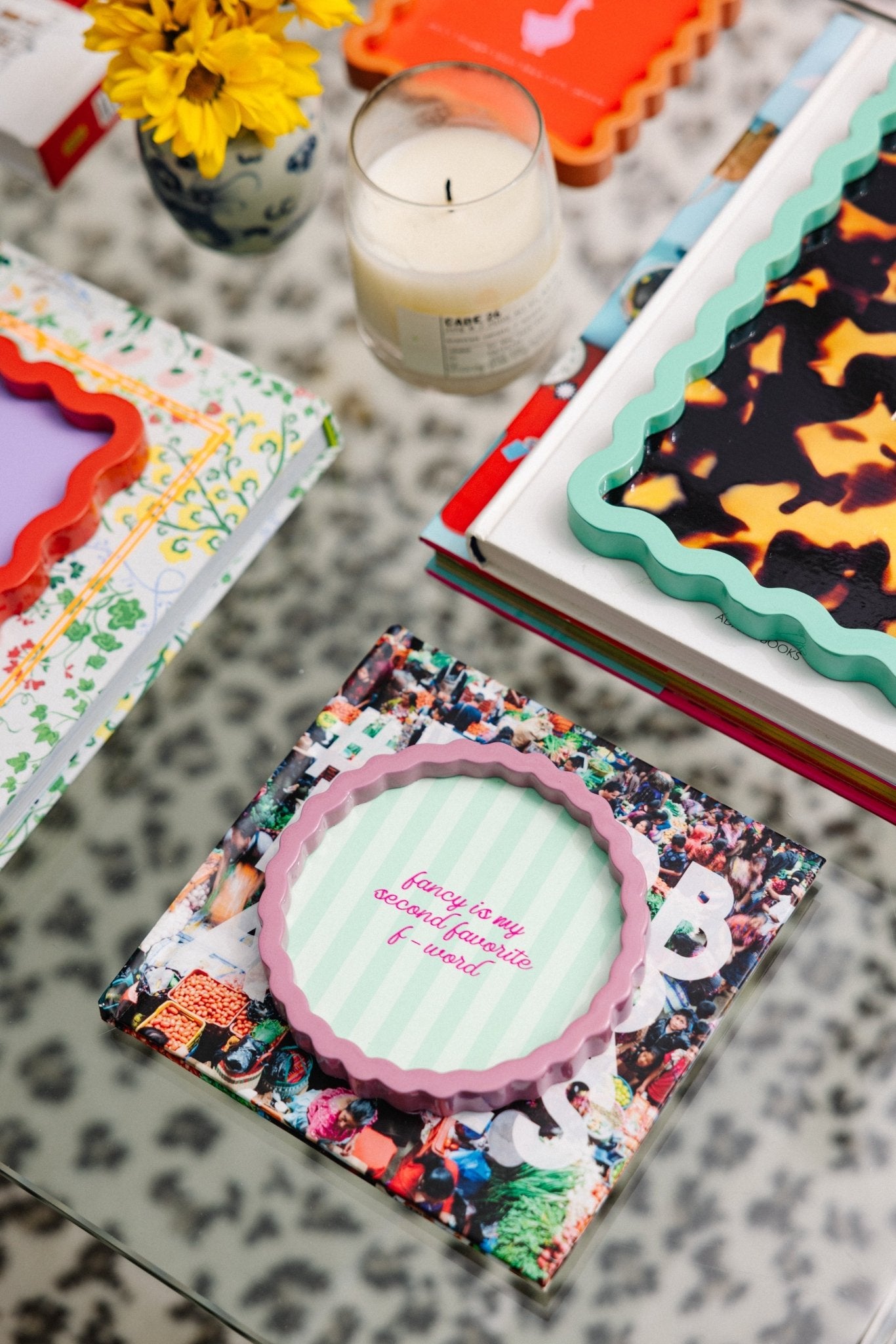 Fancy Small Lacquer Tray - themonogram manor 