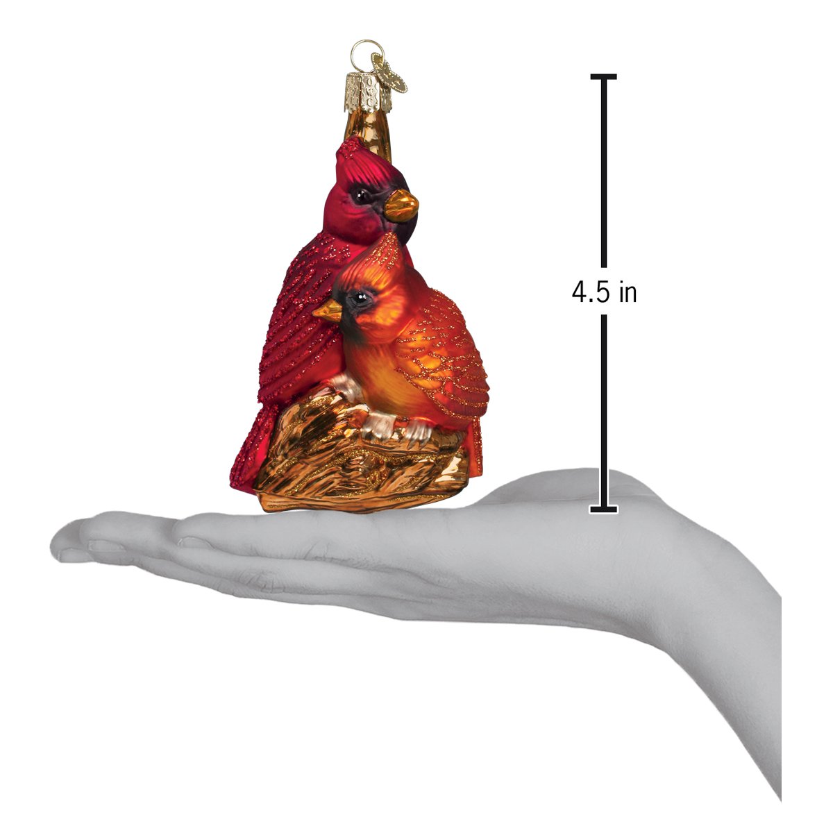 Pair Of Cardinals Ornament - #themonogram manor #