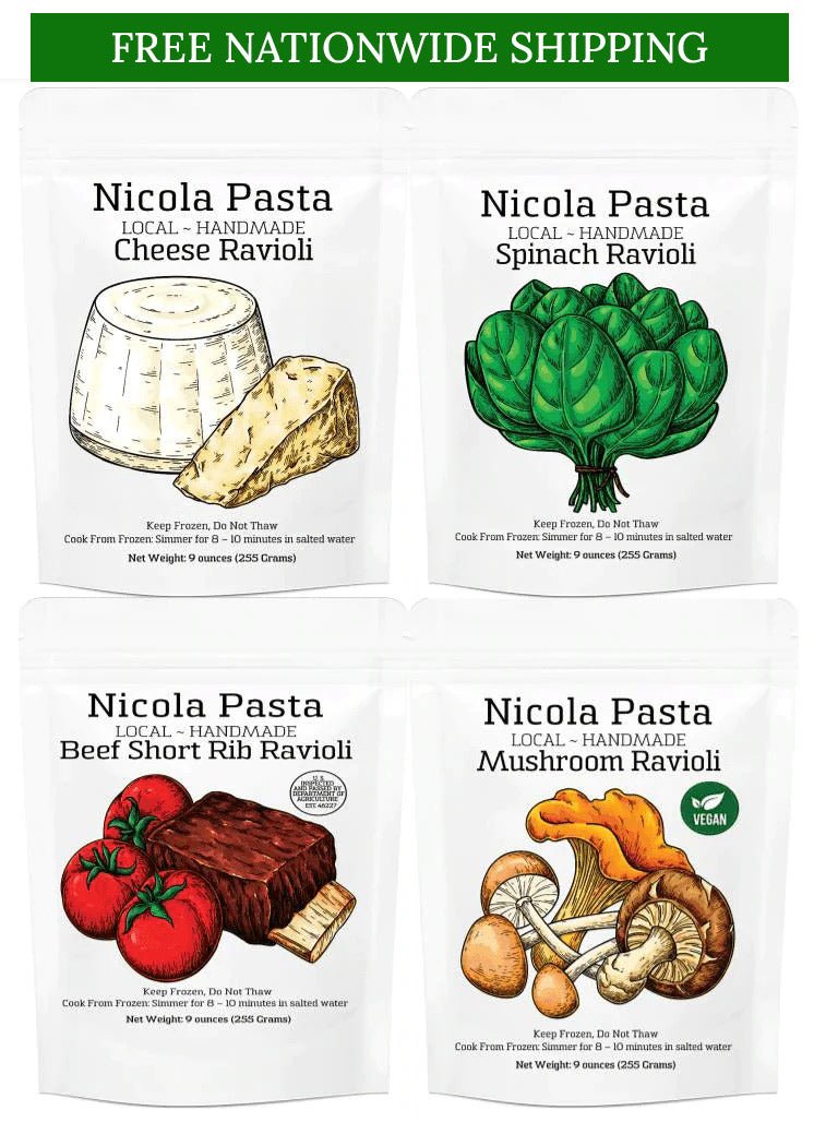 Ravioli Sampler - 4 Bags of Ravioli - themonogram manor 