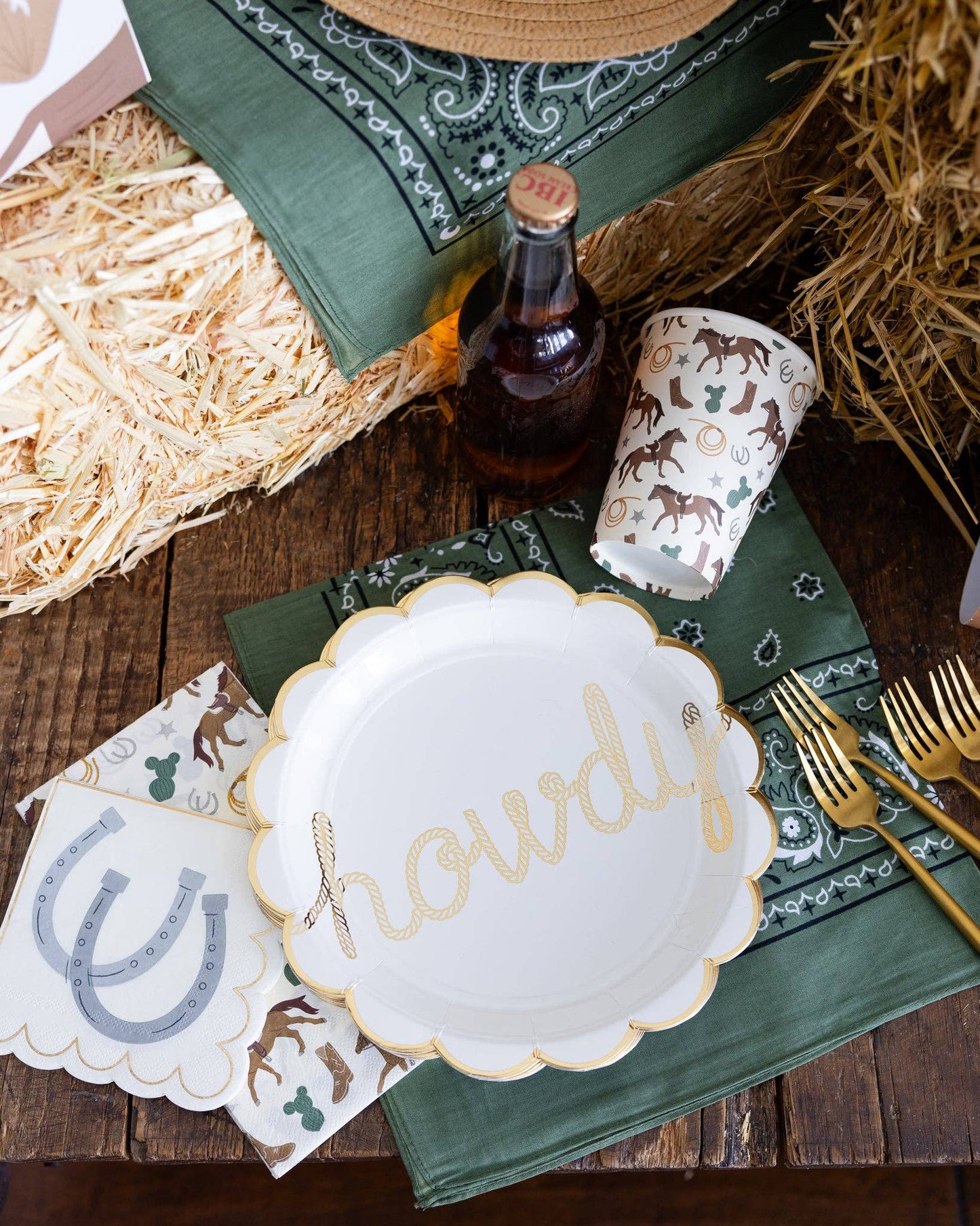 HWD1139 - Howdy Cocktail Napkins - themonogram manor 