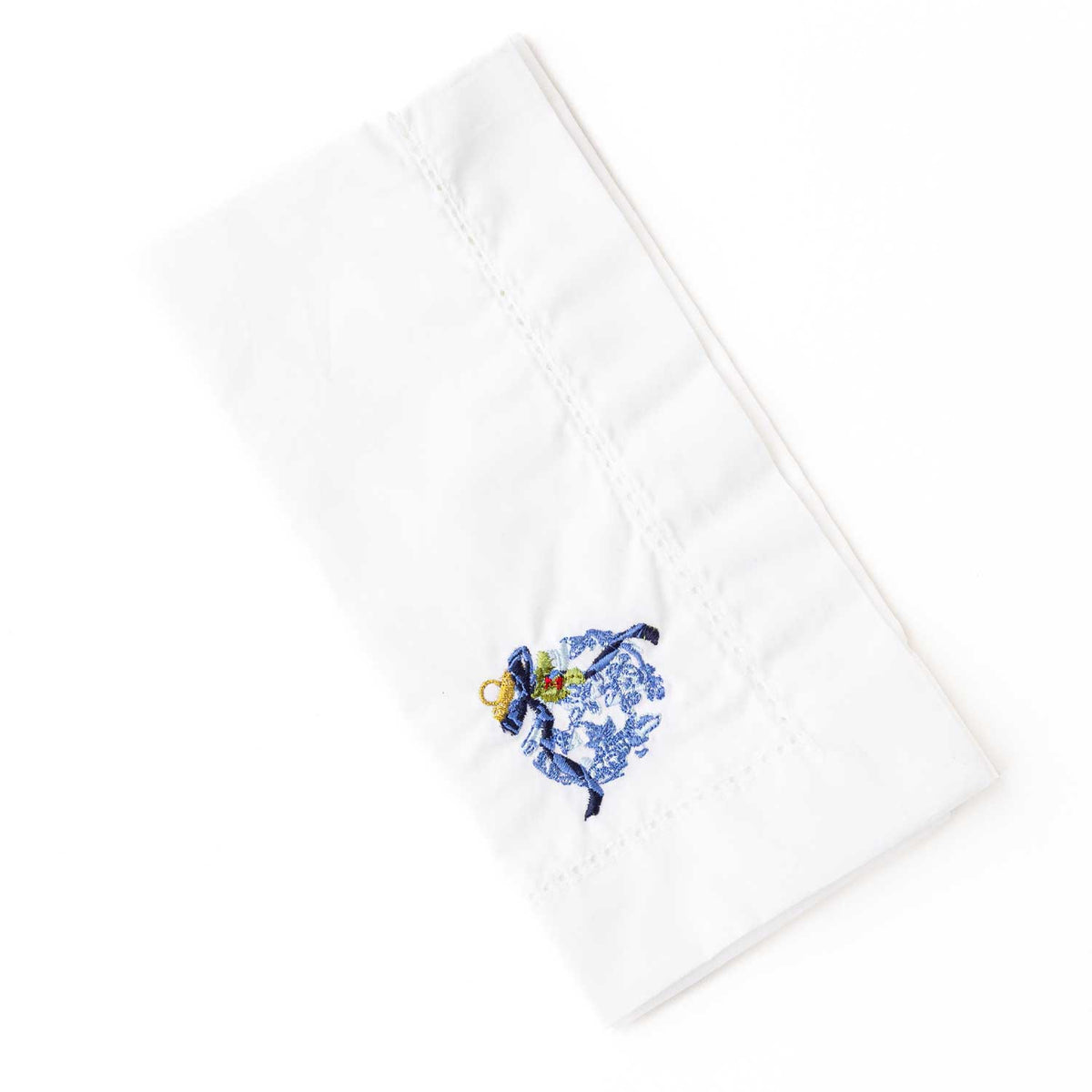 Chinoiserie Ornament Embroidered Dinner Napkin - themonogram manor 