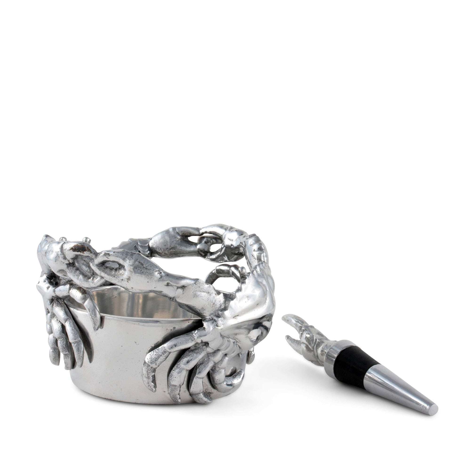 Crab Wine Caddy and Stopper Set - themonogram manor 