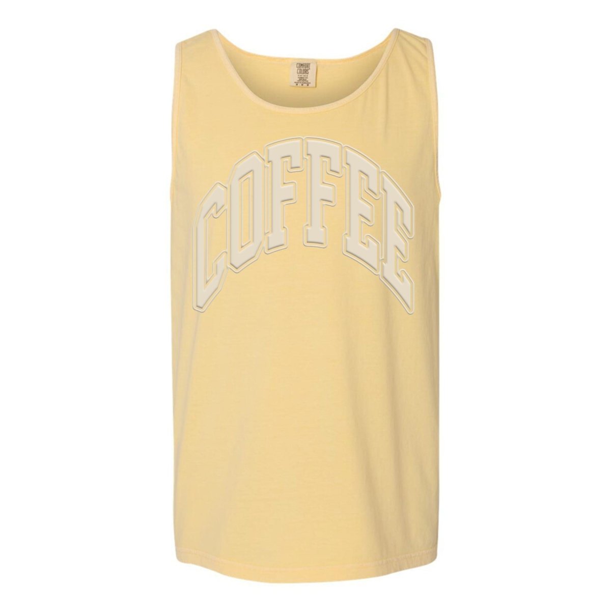 'Coffee' PUFF Tank Top - themonogram manor 