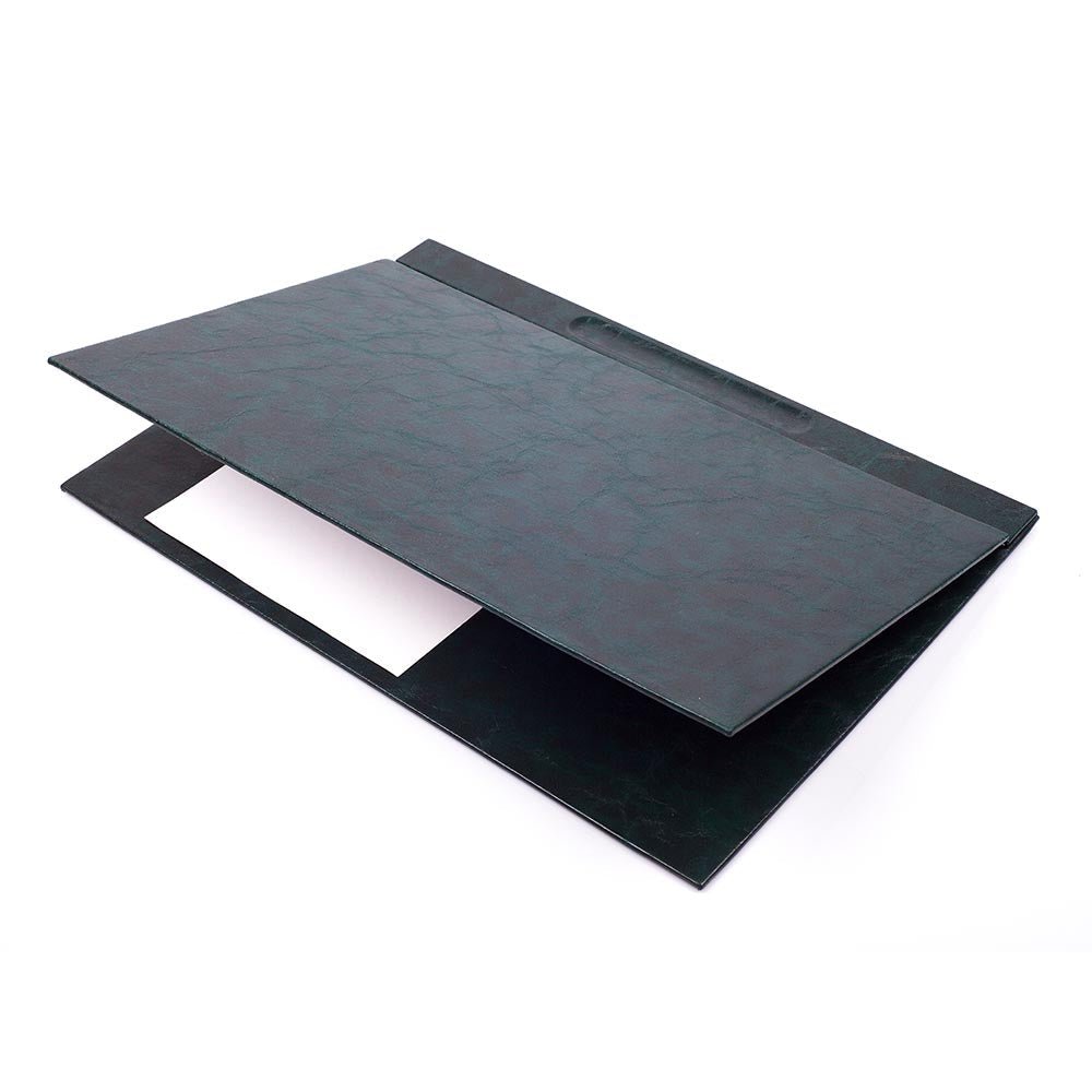 MOOG Leather Desk Pad With Cover - themonogram manor 