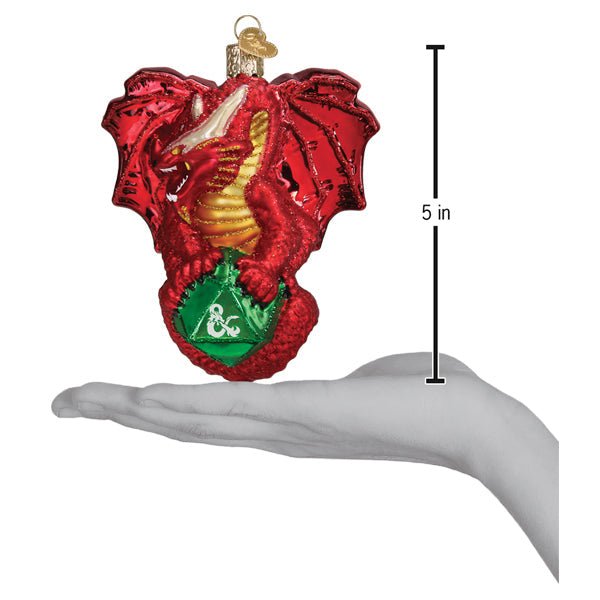 Dungeons & Dragons Red Dragon Ornament - #themonogram manor #