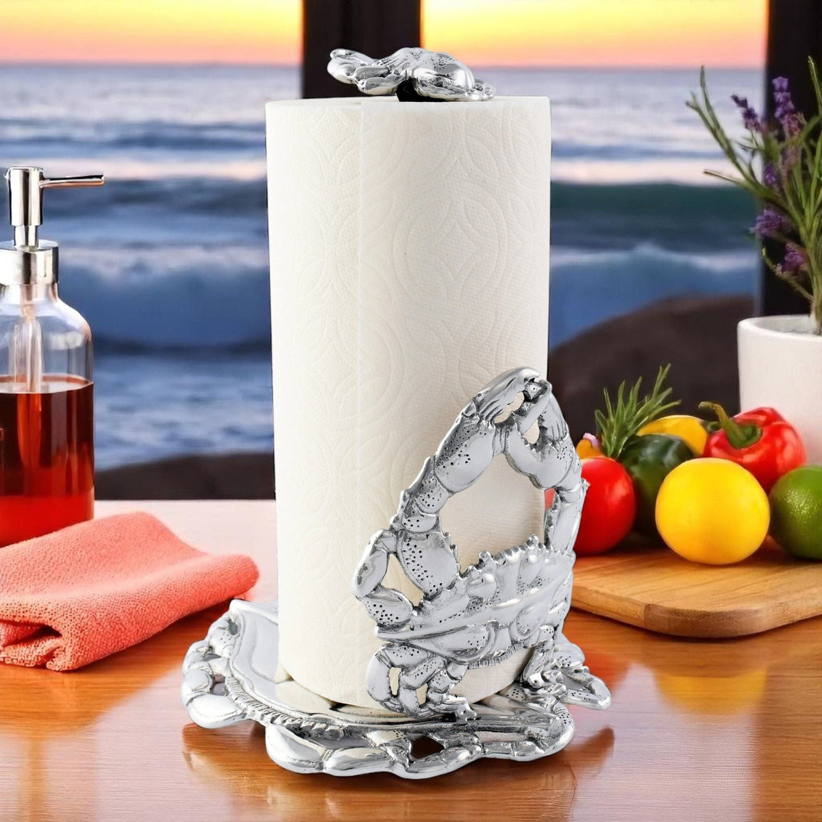 Crab Paper Towel Holder - themonogram manor 