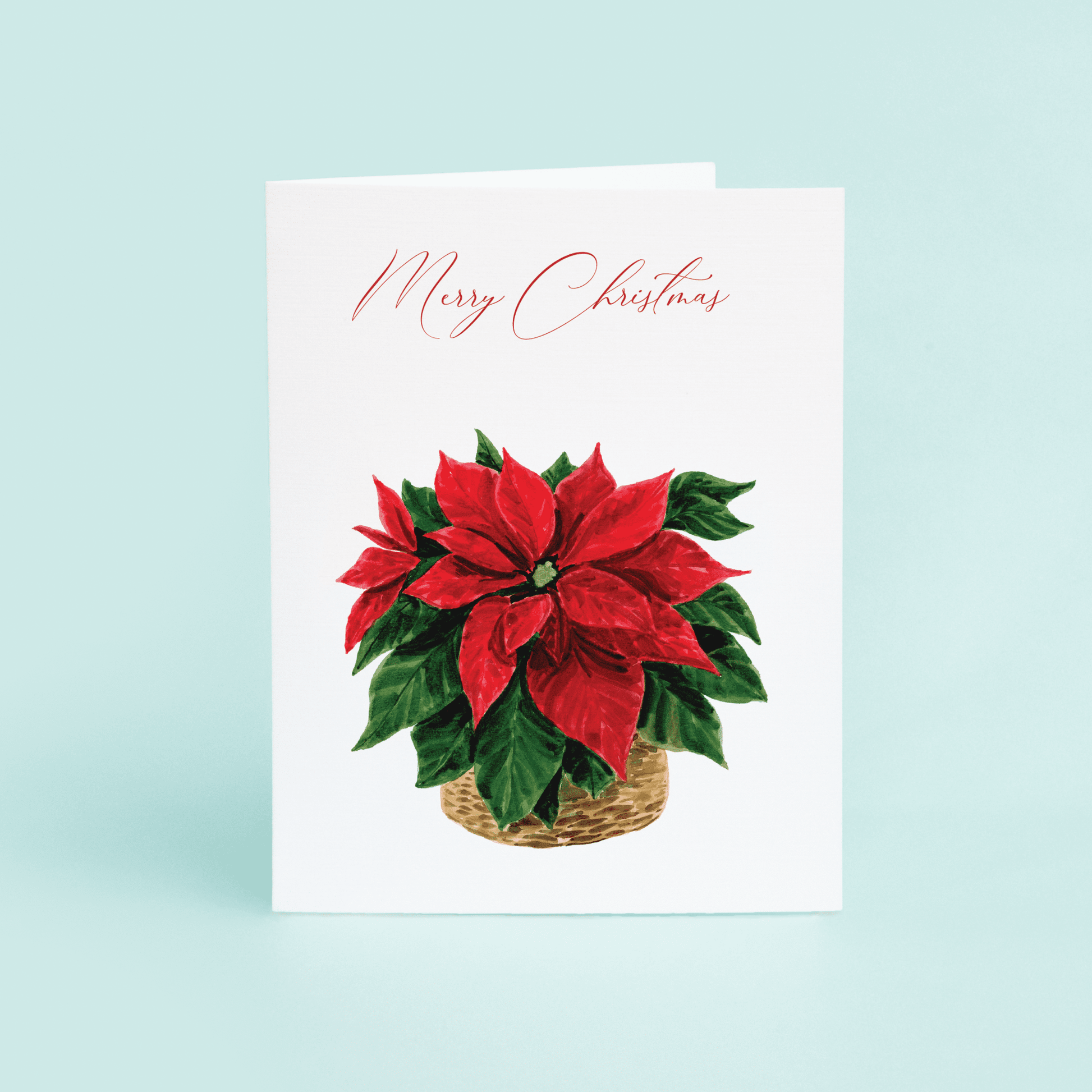 Poinsetta "Merry Christmas" - themonogram manor 