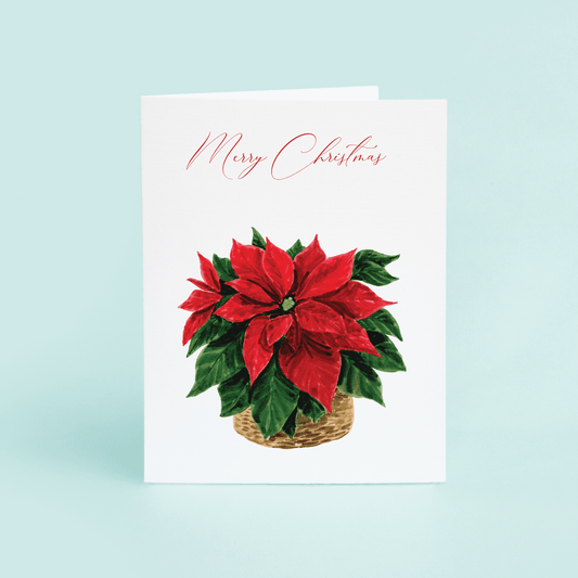 Poinsetta "Merry Christmas" - themonogram manor 