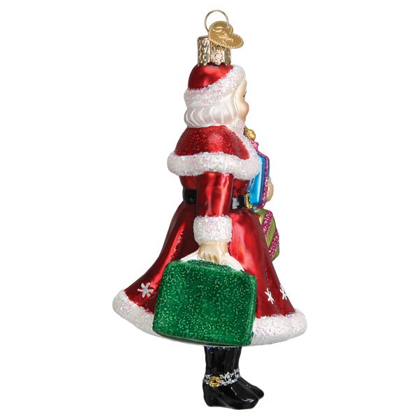 Mrs. Claus Goes Shopping Ornament - themonogram manor 