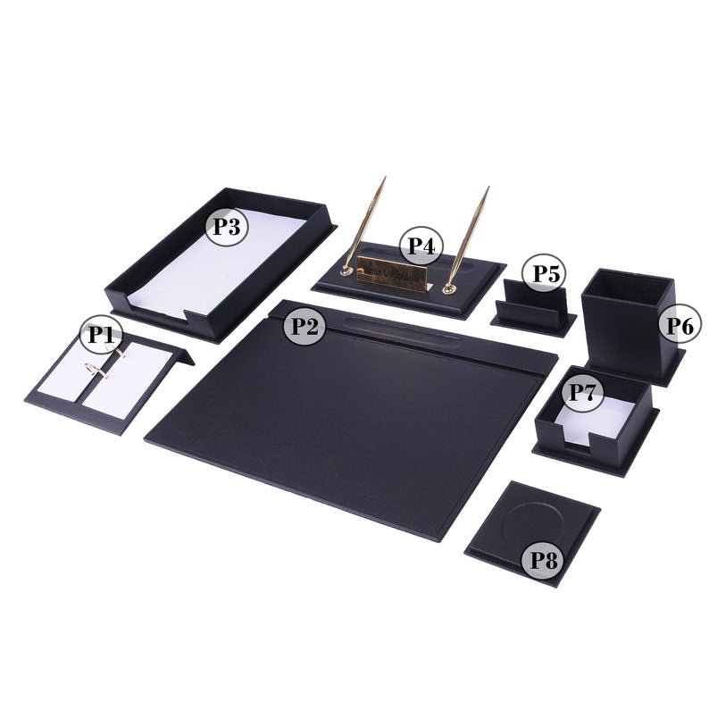 MOOG Desk Organizers And Accessories - Fully Customizable - 10 PCS - themonogram manor 