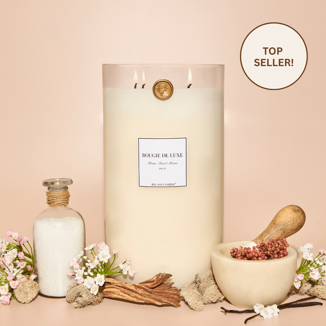 Big Ass Candle (300 oz, 750 - 1,000 hours) - themonogram manor 