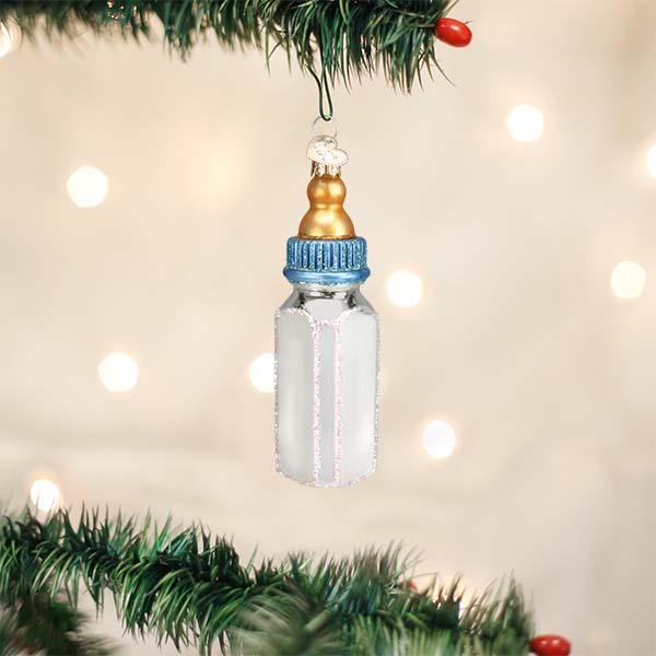 Boy Baby Bottle Ornament - themonogram manor 