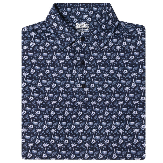 Paradise Dreaming Men's Polo - themonogram manor 