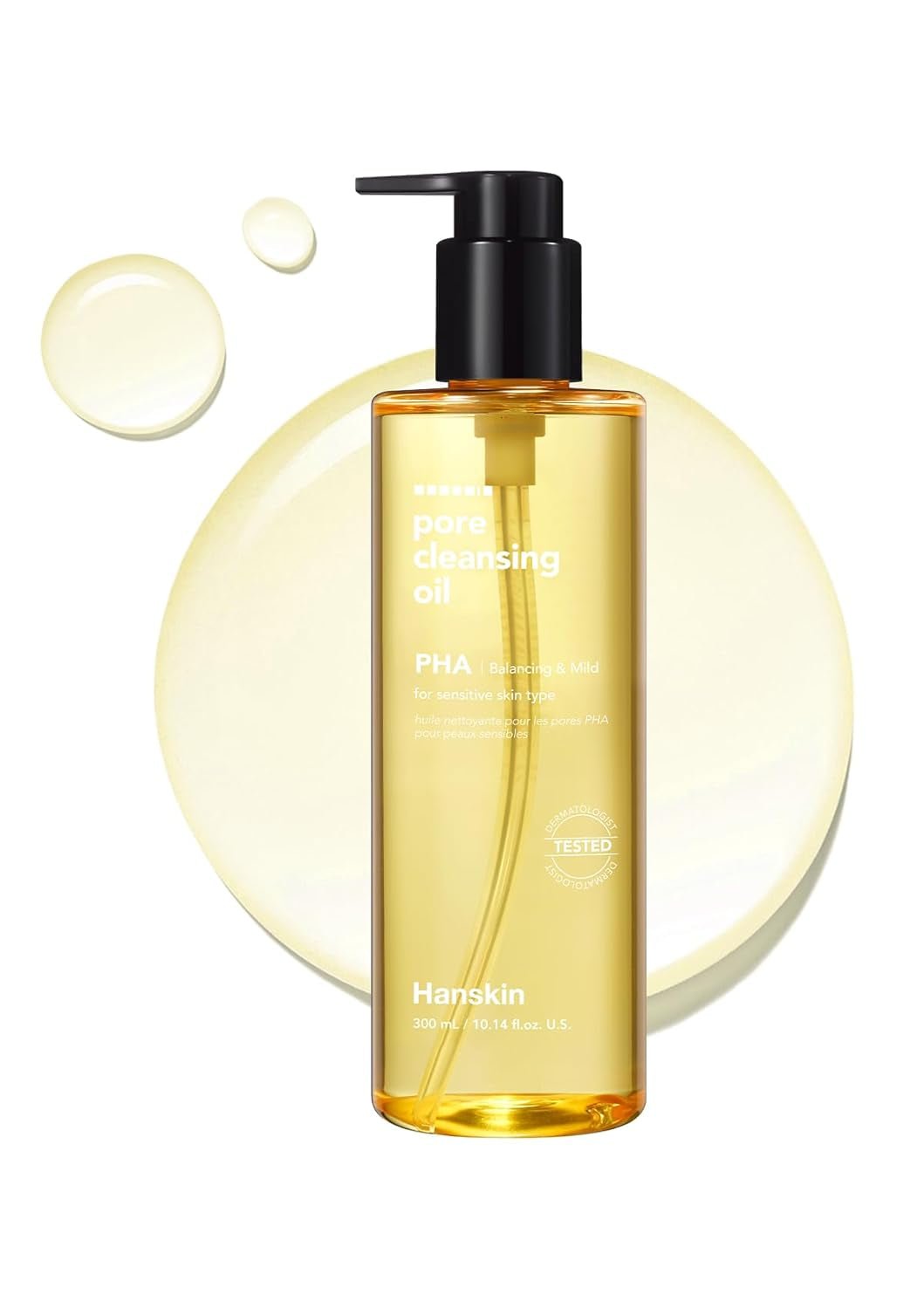 Pore Cleansing Oil, Oil Cleanser for Face, Makeup Blackhead Remover, Korean Cleanser for Sensitive Skin [PHA] (10.14 Oz) - themonogram manor 